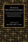 John Venn, J. A. Venn, John Venn - Book of Matriculations and Degrees