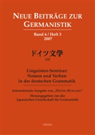 Japanische Gesellschaft f. Germanistik, Japanische Gesellschaft für Germanistik - Nomen und Verben in der deutschen Grammatik