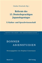 Günther Distelrath - Referate des 13. Deutschsprachigen Japanologentages. Bd.1