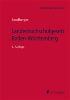 Georg Sandberger, Georg (Dr. jur. Dr. jur. h.c.) Sandberger - Landeshochschulgesetz (LHG) Baden-Württemberg