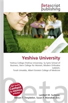 Susan F Marseken, Susan F. Marseken, Lambert M. Surhone, Miria T Timpledon, Miriam T. Timpledon - Yeshiva University