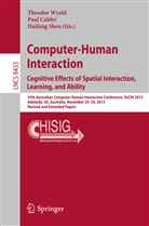 Pau Calder, Paul Calder, Haifeng Shen, Theodor Wyeld - Computer-Human Interaction. Cognitive Effects of Spatial Interaction, Learning, and Ability