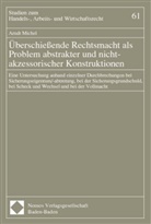 Arndt Michel, Arnd Michel - Überschießende Rechtsmacht als Problem abstrakter und nicht-akzessorischer Konstruktionen
