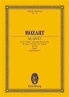 Wolfgang Amadeus Mozart - Streichquartett B-Dur KV 458 (Jagd-Quartett), Partitur
