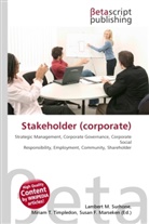 Susan F Marseken, Susan F. Marseken, Lambert M. Surhone, Miria T Timpledon, Miriam T. Timpledon - Stakeholder (corporate)