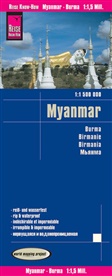 Reise Know-How Verlag Peter Rump, Peter Rump Verlag - Reise Know-How Landkarte Myanmar (1:1.500.000). Burma. Birmanie; Birmania