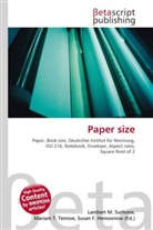 Susan F Marseken, Susan F. Marseken, Lambert M. Surhone, Miria T Timpledon, Miriam T. Timpledon - Paper size