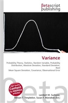 Susan F Marseken, Susan F. Marseken, Lambert M. Surhone, Miria T Timpledon, Miriam T. Timpledon - Variance