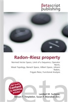Susan F Marseken, Susan F. Marseken, Lambert M. Surhone, Miria T Timpledon, Miriam T. Timpledon - Radon Riesz property