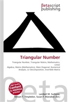 Susan F Marseken, Susan F. Marseken, Lambert M. Surhone, Miria T Timpledon, Miriam T. Timpledon - Triangular Number