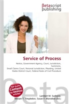 Susan F Marseken, Susan F. Marseken, Lambert M. Surhone, Miria T Timpledon, Miriam T. Timpledon - Service of Process