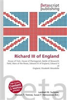 Susan F Marseken, Susan F. Marseken, Lambert M. Surhone, Miria T Timpledon, Miriam T. Timpledon - Richard III of England