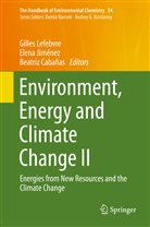 Beatriz Cabañas, Elena Jimenez, Elen Jiménez, Elena Jiménez, Gilles Lefebvre - The Handbook of Environmental Chemistry - 34: Environment, Energy and Climate Change II