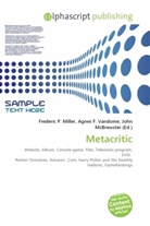 Agne F Vandome, John McBrewster, Frederic P. Miller, Agnes F. Vandome - Metacritic