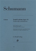 Robert Schumann, Kazuko Ozawa - Robert Schumann - Zwölf Gedichte op. 35, Liederreihe nach Kerner