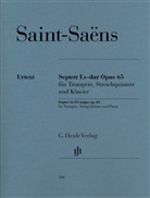 Camille Saint-Saens, Camille Saint-Saëns, Peter Jost - Camille Saint-Saëns - Septett Es-dur op. 65 für Trompete, Violine I, Violine II, Viola, Violoncello, Kontrabass und Klavier