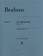 Johannes Brahms, Katrin Eich - Johannes Brahms - Zwei Rhapsodien op. 79