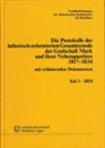 Wilhelm H Neuser - Die Protokolle der lutherisch-reformierten Gesamtsynode der Grafschaft Mark und ihre Nebenquartiere 1817-1834