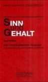Hans H Eggebrecht, Hans H. Eggebrecht, Hans Heinrich Eggebrecht, Richard Schaal - Sinn und Gehalt