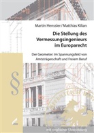 Martin Henssler, Matthias Kilian - Die Stellung des Vermessungsingenieurs im Europarecht