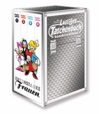 Disney, Walt Disney - Lustiges Taschenbuch - Entenstarke Frauen, 4 Bde. mit Gundel Gaukeley Figur