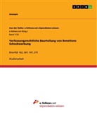 Anonym, Anonymous - Verfassungsrechtliche Beurteilung von Benettons Schockwerbung