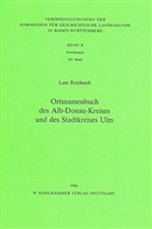 Lutz Reichardt - Ortsnamenbuch des Alb-Donau-Kreises und des Stadtkreises Ulm