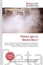 Susan F Marseken, Susan F. Marseken, Lambert M. Surhone, Miria T Timpledon, Miriam T. Timpledon - Poison gas in World War I