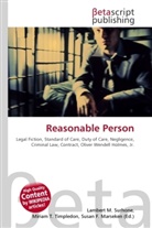 Susan F Marseken, Susan F. Marseken, Lambert M. Surhone, Miria T Timpledon, Miriam T. Timpledon - Reasonable Person