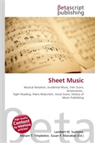 Susan F. Marseken, Lambert M. Surhone, Miriam T. Timpledon - Sheet Music