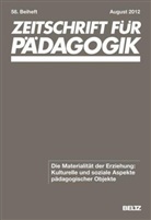 Die Materialität der Erziehung: Kulturelle und soziale Aspekte pädagogischer Objekte