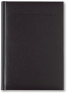 Buchkalender A6 Mini Balacron schwarz 2016
