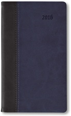 Taschenkalender Premium Ocean (schwarz / blau) 2016