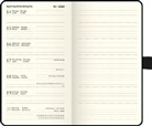 BRUNNEN - Taschenkalender sw (15 x 9 cm) Kompagnon 2020