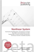 Susan F Marseken, Susan F. Marseken, Lambert M. Surhone, Miria T Timpledon, Miriam T. Timpledon - Nonlinear System