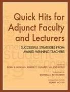 Robin K. (EDT)/ Olivares Morgan, Robin K. Olivares Morgan, Jon Becker, Becker Jon, Robin Morgan, Robin K Morgan... - Quick Hits for Adjunct Faculty and Lecturers