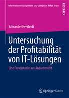 Alexander Herzfeldt - Untersuchung der Profitabilität von IT-Lösungen