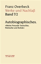 Franz Overbeck, Rudolf Brändle, Hubert Cancik, Hildegard Cancik-Lindemaier, Niklaus Peter, Barbara von Reibnitz... - Werke und Nachlass - 7/2: Franz Overbeck: Werke und Nachlaß; .