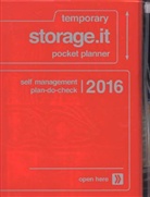 MARK'S Taschenkalender A5 vertikal, Storage.it, Red orange. 2015/2016