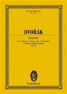 Antonin Dvorak, Antonín Dvorák - Streichsextett A-Dur op.48 B 80, 2 Violinen, 2 Violen und 2 Violoncellos, Partitur
