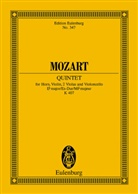 Wolfgang Amadeus Mozart, Rudol Gerber, Rudolf Gerber - Hornquintett Es-Dur KV 407 für Horn, Violine, 2 Violen und Violoncello, Partitur