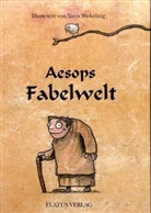 Aeso, Aesop, Heidru Redecke, Heidrun Redecke, Wehrling, Yann Wehrling... - Aesops Fabelwelt