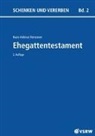 Hans H Fensterer, Hans-Helmut Fensterer - Ehegattentestament 2. Auflage