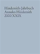 Hindemith-Institu Frankfurt, Hindemith-Institut Frankfurt, Frankfurt/Main Hindemith-Institut, Mai, Main - Hindemith-Jahrbuch 2000. Annales Hindemith. Bd.29