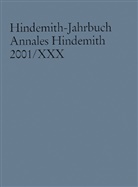 Hindemith-Institu Frankfurt, Hindemith-Institut Frankfurt, Frankfurt/Main Hindemith-Institut, Mai, Main - Hindemith-Jahrbuch 2001. Annales Hindemith. Bd.30