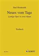 Paul Hindemith - Neues vom Tage