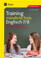 Julia Umschaden - Training mündliche Tests Englisch 7/8