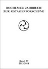 Fakultät für Ostasienwissenschaften der Ruhr-Universität Bochum, Fakultä für Ostasienwissenschaften der R - Bochumer Jahrbuch zur Ostasienforschung