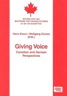 Hans Braun, Wolfgang Klooß - Giving Voice