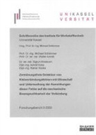 Walter Arnold, Michael Schlimmer - Zerstörungsfreie Detektion von Klebverbindungsfehlern mit Ultraschall und Untersuchung der Auswirkungen dieser Fehler auf die mechanische Beanspruchbarkeit der Verbindung